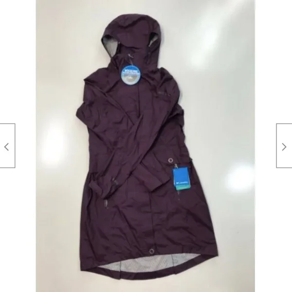 Columbia Women's EvaPOURation Trench interchange Jacket, Dusty Purple, Small
