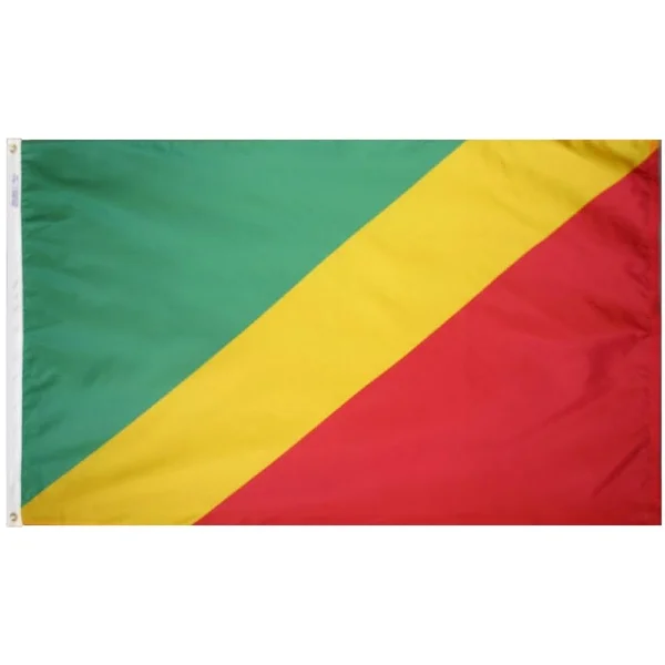 Congo Nylon Flag, 3& x 5&