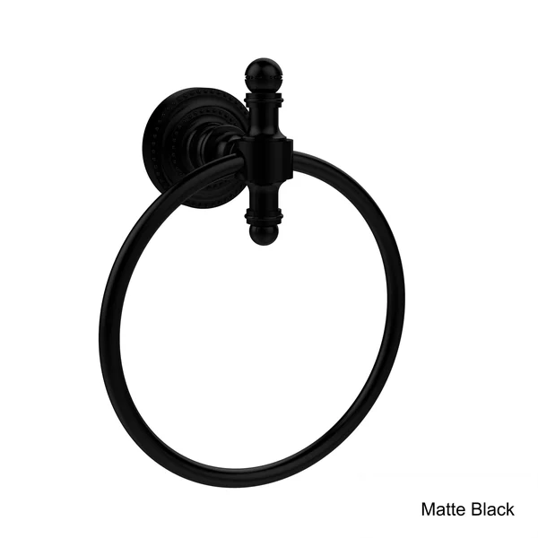 Allied Brass Retro Dot Towel Ring - Satin Brass Rd-16