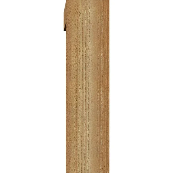Ekena Millwork 1463008 4x22W x 16x22D x 16x22H Merced Block Rough Sawn Bracket w/ Offset Brace, Western Red Cedar