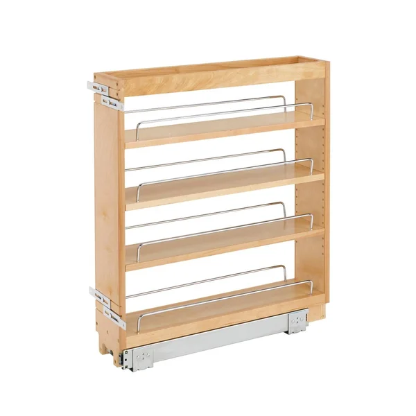 Rev-A-Shelf - 448-BC-5C - 5 in. Pull-Out Wood Base Cabinet Organizer