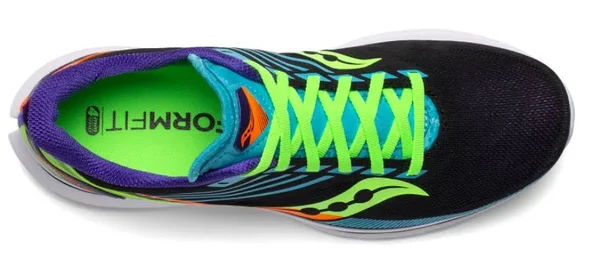 Saucony Men's Kinvara 12 Shoe - 10.5 - Cobalt, Citrus