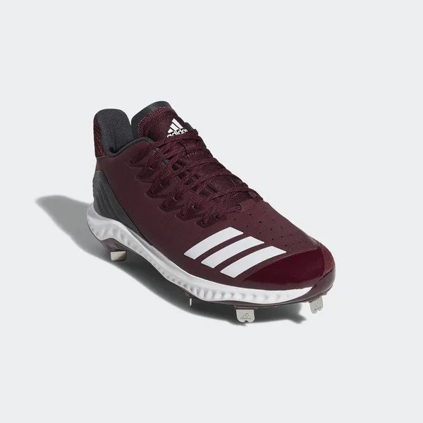 Adidas Icon Bounce Maroon/White Men's Baseball Cleat 11.5