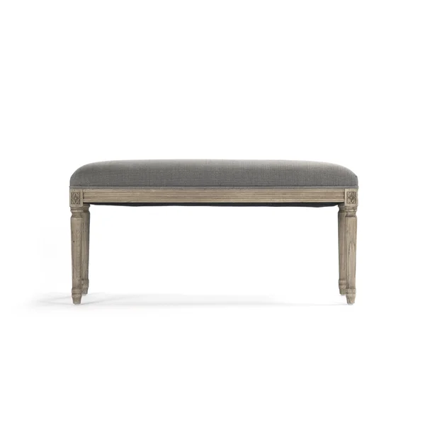 Zentique Lille Bench - Grey Cotton