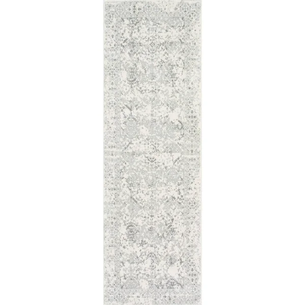 nuLOOM Odell Faded Vintage Area Rug - 2& 8x22 x 20& Runner - Ivory
