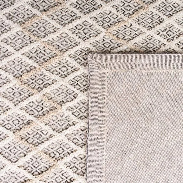Trace Collection TRC209A Rug Ivory - Black, Rectangle 9' x 12'