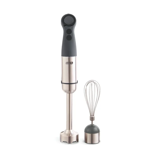 Dash Chef Series Immersion Hand Blender - 5 Speed Stick Blender with Stainless Steel Blades, Whisk Attachment and Recipe Guide Pi