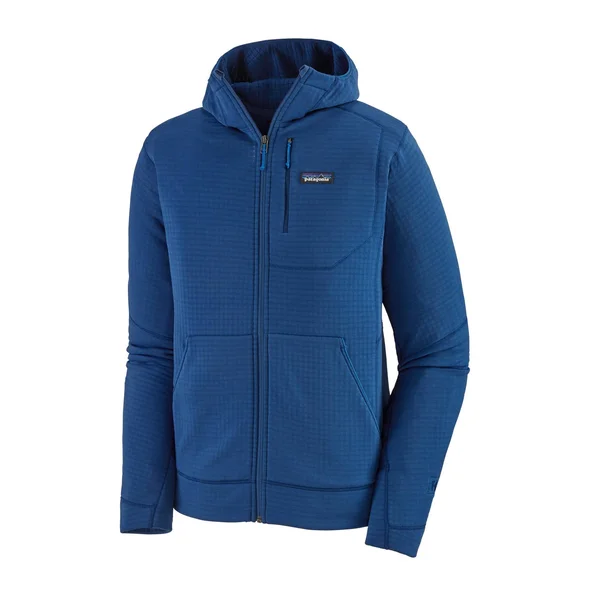 Patagonia Men's R1 Fleece Full-Zip Hoody - Superior Blue, XL
