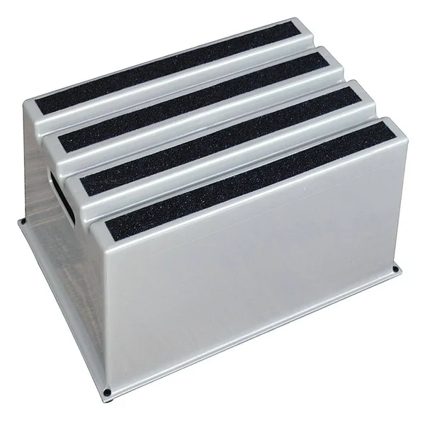 Plastic Box Step - 12 in Overall Height, 500 lb Load Capacity, Number of Steps: 1 Model: 44ZJ60