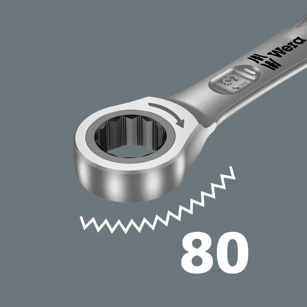 Wera Joker SAE (Imperial) Ratcheting Combination Wrench (4-piece Set)