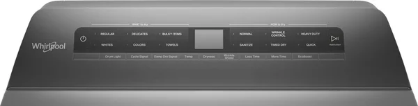 Whirlpool 7.4 Cu. ft. Top Load Gas Dryer with Intuitive Controls