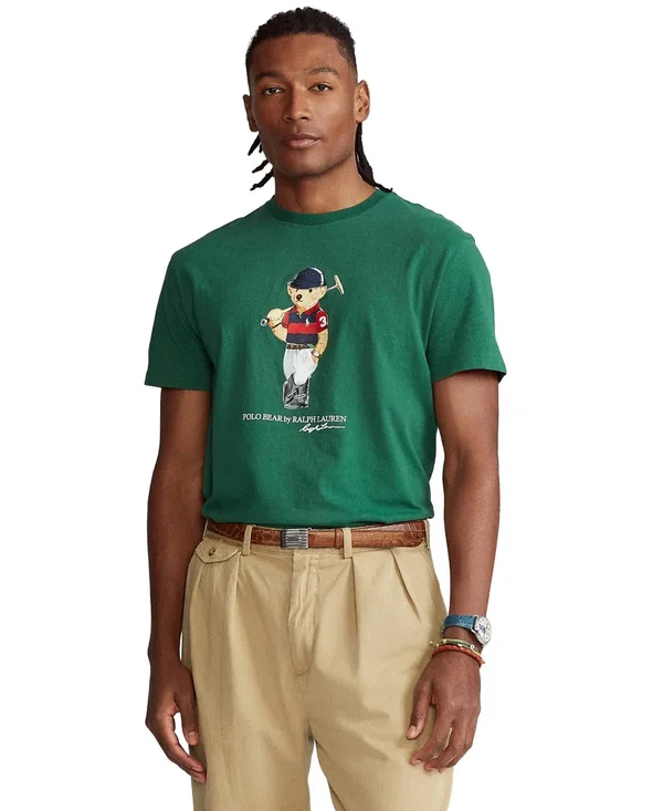 Polo Ralph Lauren Men's Polo Bear Jersey T-Shirt - Stuart Green