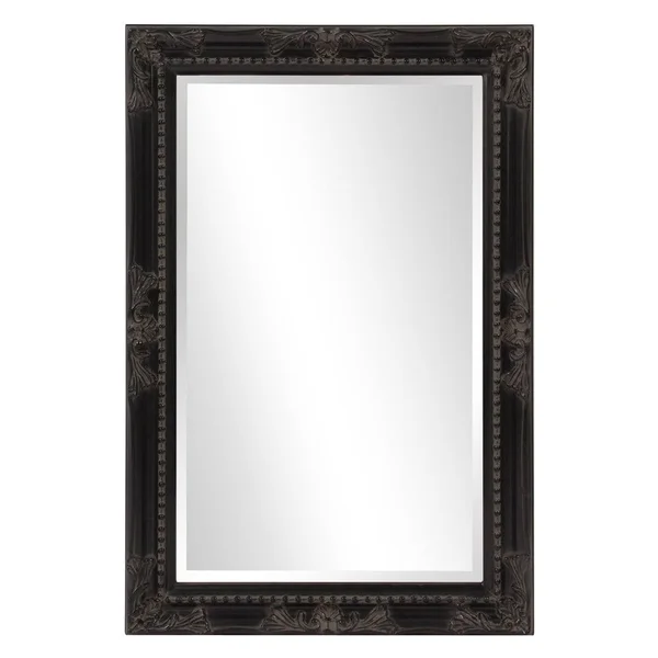 Allan Andrews Queen Ann Rectangular Black Mirror (Size)