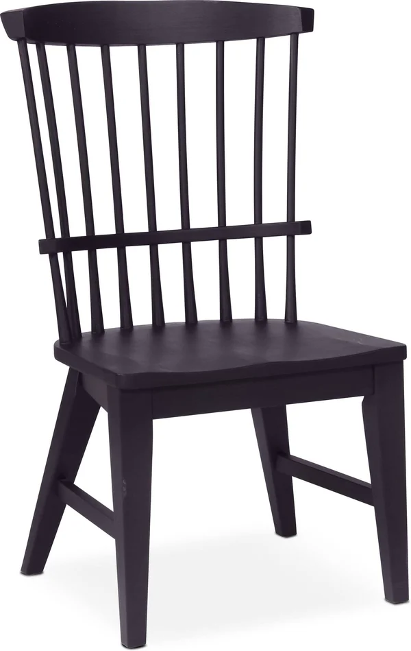New Haven Windsor Dining Chair - Black