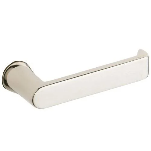 Baldwin 5105031RMR Single Right Hand Estate Lever Minus Rosettes in Non Lacquered Brass
