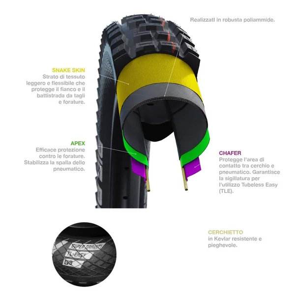 Schwalbe Big Betty 29x22 Tire - Evolution Line - Addix Soft, Super Gravity