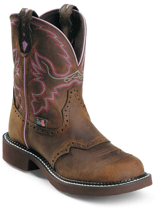Justin Women's Gypsy Wanette Steel Toe Work Boots - Bark