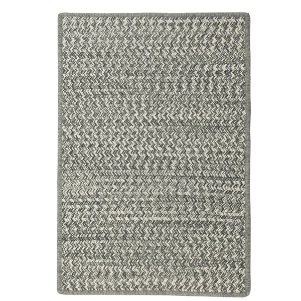 Colonial Mills 4' x 7' Gray All Purpose Handcrafted Reversible Rectangular Area Throw Rug