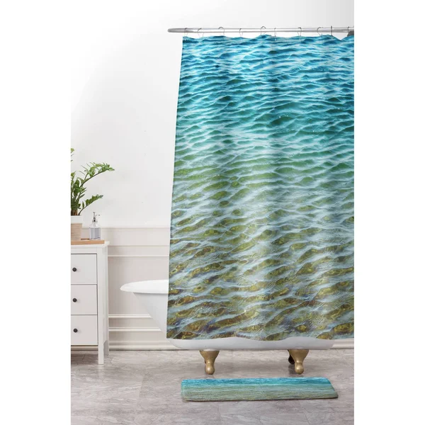 Deny Designs Shannon Clark Ombre Sea Shower Curtain - 69x22 x 72x22