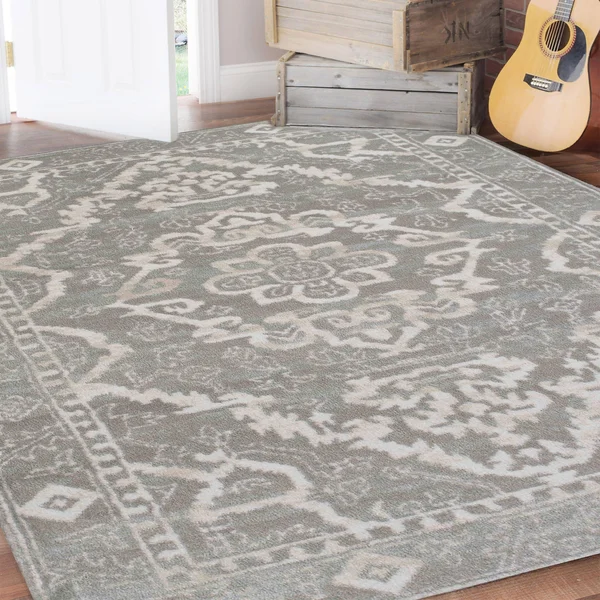 Radici USA Castle 3790 Grey 6&7x22 Round Area Rug