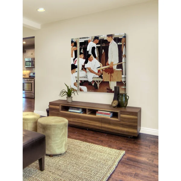 Marmont Hill The Rookie by Norman Rockwell Painting Print on Canvas