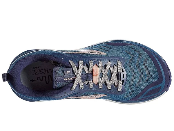 Brooks Caldera 4 5, Blue/Peacoat/Desert Flower (Women's)