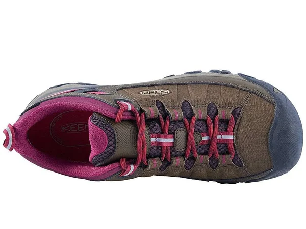 Keen Women's Targhee EXP Waterproof Shoe - 6.5 - Canteen, Grape Wine