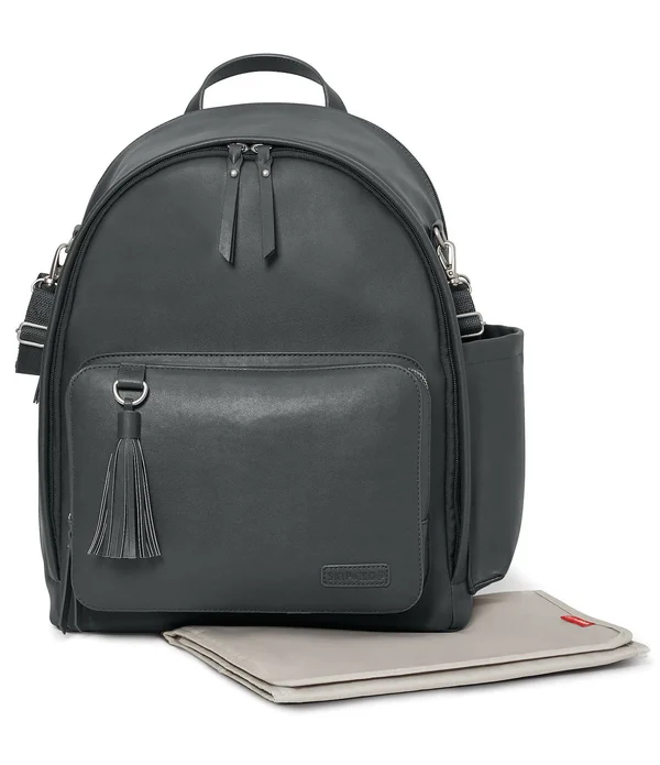 Skip Hop Greenwich Simply Chic Diaper Backpack - Caramel