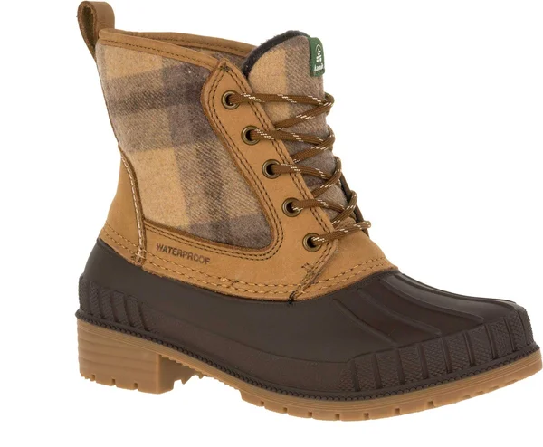 Kamik Women's Sienna Mid Boot - 10 - Tan Plaid