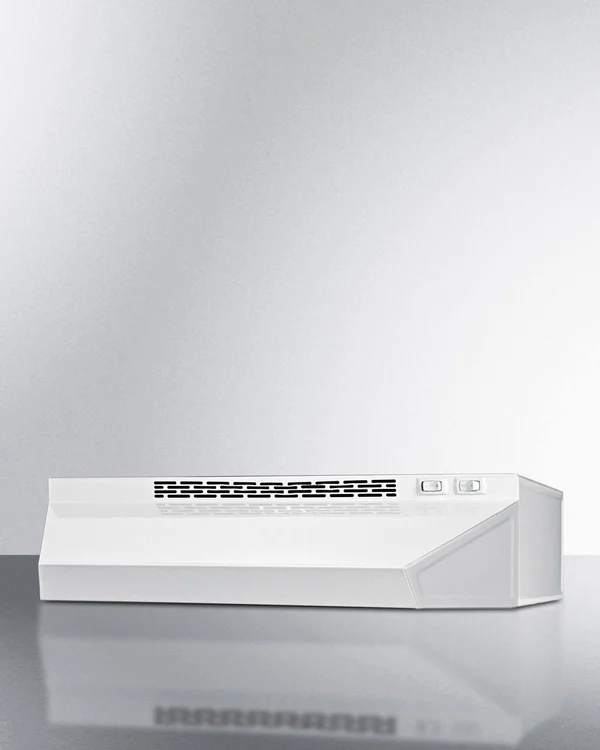 Summit H1620W 20x22 Convertible Range Hood - White
