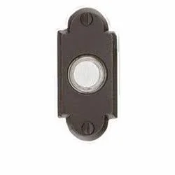 Door Accessories - Illuminated Small Door Bell in Unlacquered Brass - 24613NL - Emtek Hardware