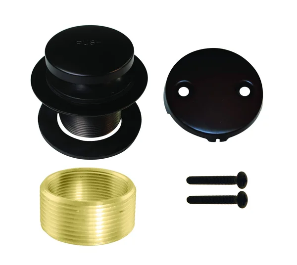 Westbrass D93K-12 Tip-Toe Universal Trim Set with 2 Hole Faceplate - Oil Rubbed Bronze