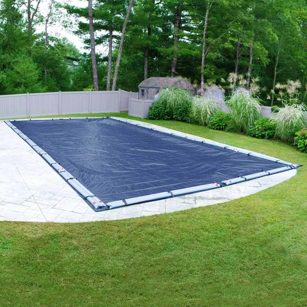 Robelle Olympus 18 ft. x 40 ft. Rectangular Blue Solid In-Ground Winter Pool Cover