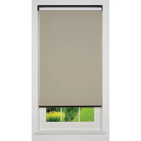 Linen Avenue Cordless Blackout Roller Shade, Taupe 20 W x 78 H