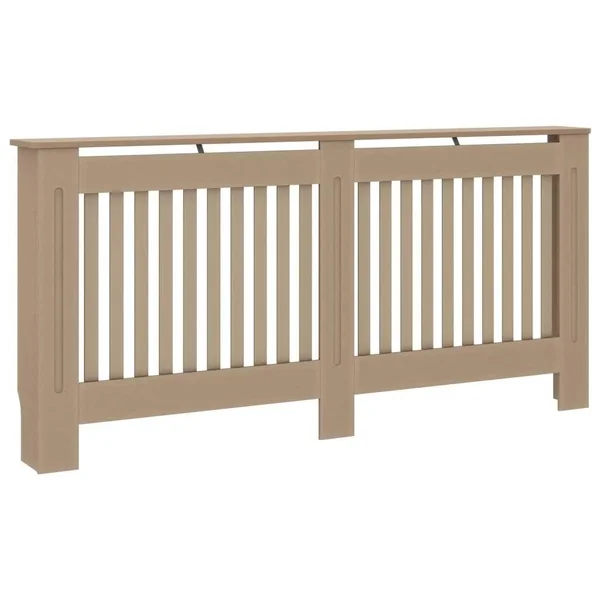 vidaXL Radiator Cover 67.7x22x7.5x22x31.9x22 MDF - Brown