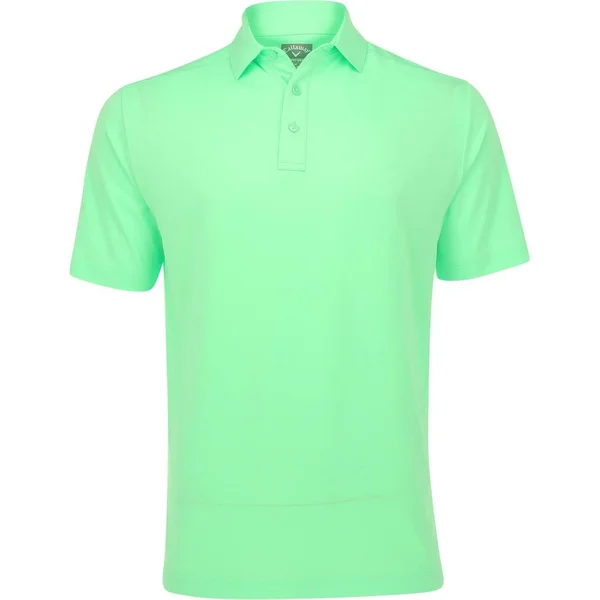 Callaway Men's Cooling Micro Hex Polo Shirt, Carnival Glass Green, Size 3XL, Polyester/Spandex
