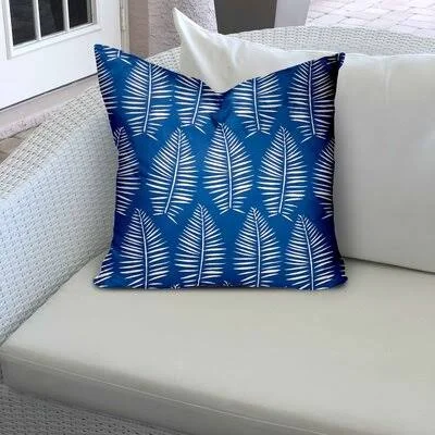 Tewksbury Outdoor Square Pillow Cover Bayou Breeze Fill Material: Polyester/Polyfill, Closure Type: Zipper, Size: 22x22 x 22x22