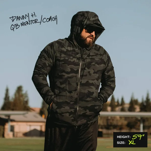 Ninja Shell Jacket in Night Camo, Size Medium, by Municipal