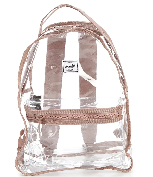 Herschel Supply Co. Nova Clear Mid Volume Backpack Ash Rose/ Clear