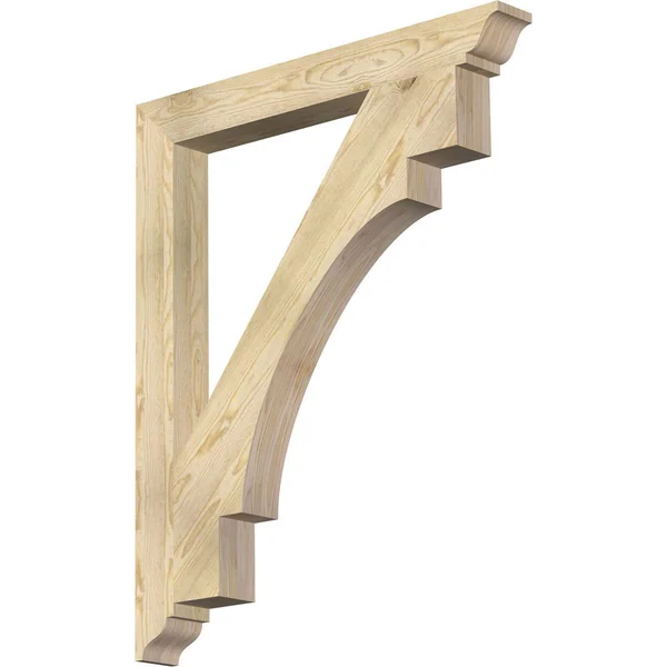 4x22W x 36x22D x 44x22H Merced Traditional Rough Sawn BRACKET, Douglas Fir