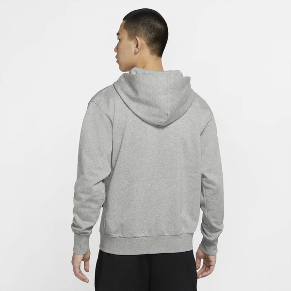 Nike Men's Dri-Fit Standard Issue Full-Zip Basketball Hoodie, Small, Dark Grey Heather