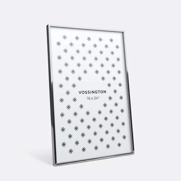 Vossington 16x24 Frame - Exclusive Large Silver Poster Frame, 16 x 24 inch, Thin Modern Look