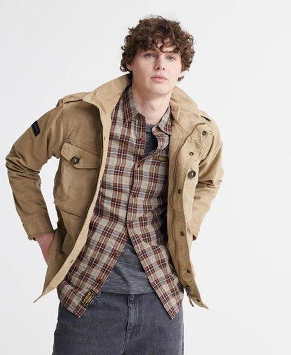 Superdry Field Jacket - Natural - Casual Jackets
