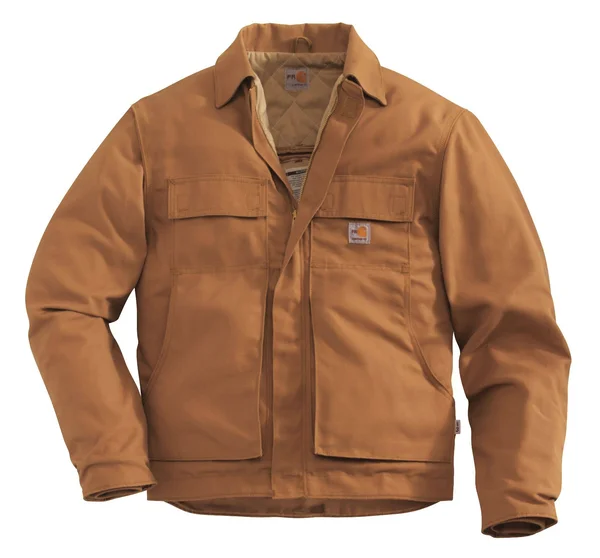 Carhartt Men's Carhartt Brown Flame-Resistant Lanyard Access Jacket