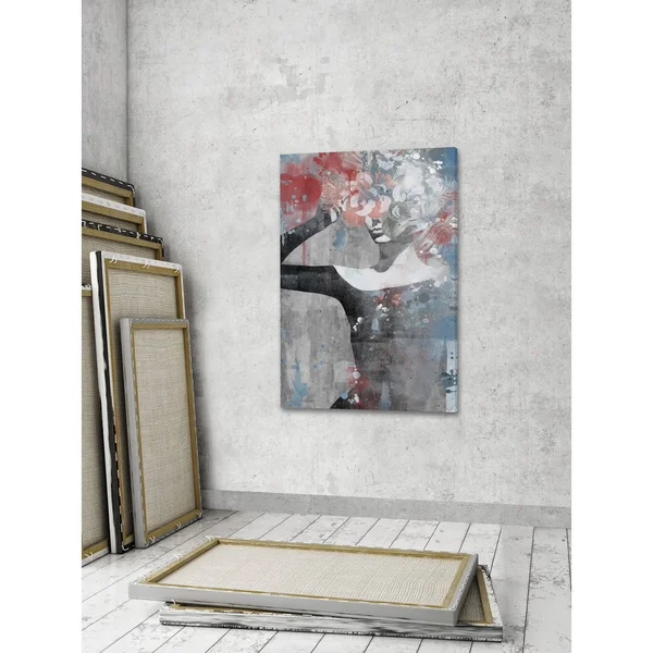 Marmont Hill Confused and Unknown Canvas Wall Art, Size: 45 inch x 30 inch