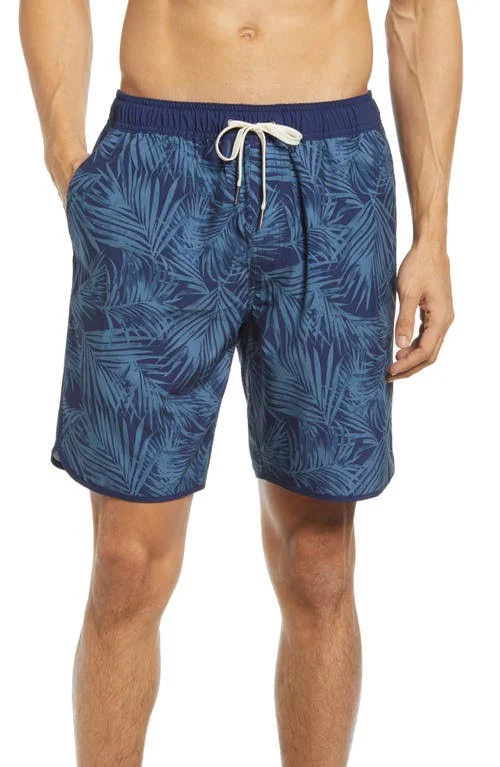 Fair Harbor Grey Floral Anchor, Mens, S