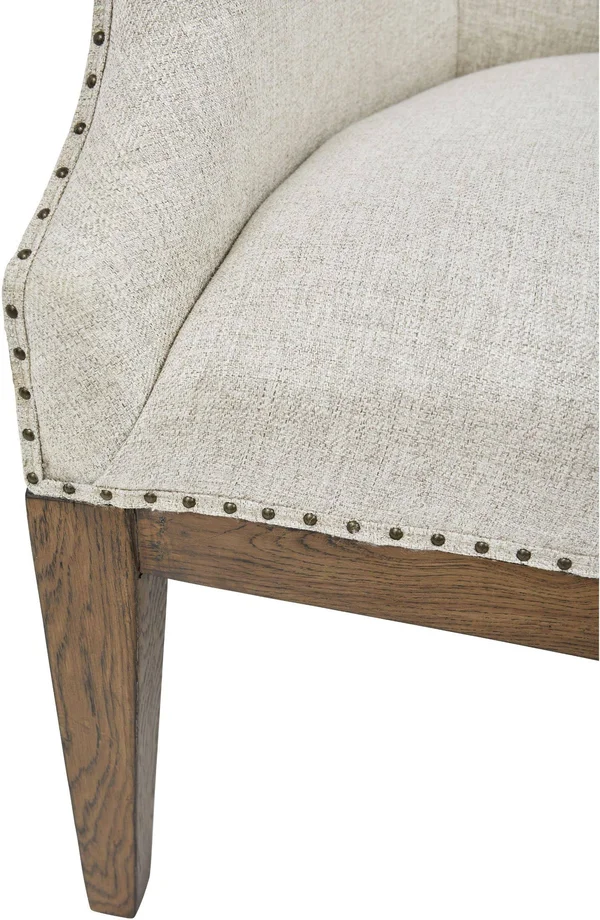 Deconstructed Arm Chair - Linen - White
