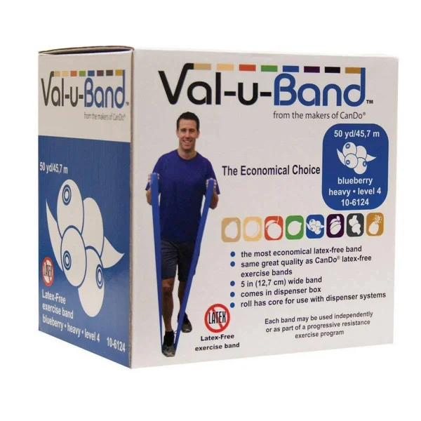 Val-u-band Latex Free Exercise Band Blueberry