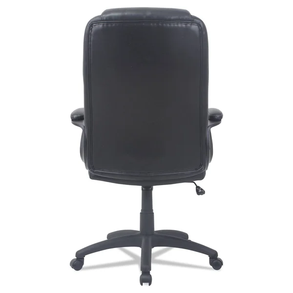 Alera CC Series Black Executive High-Back Leather Chair, 28.38" x 20.88"