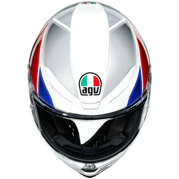 AGV K6 Hyphen Helmet - White/Red/Blue - SM